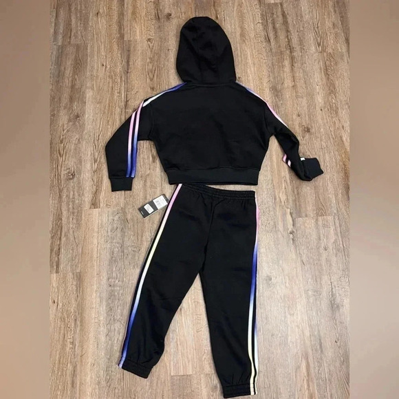 Adidas • Multi Colored Stripe 2 Piece Set - Picture 3 of 12
